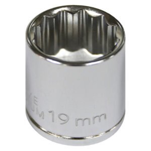 Mastercraft Shallow Socket 3/8 Inch Dr 19 mm — SA Home Builder Store