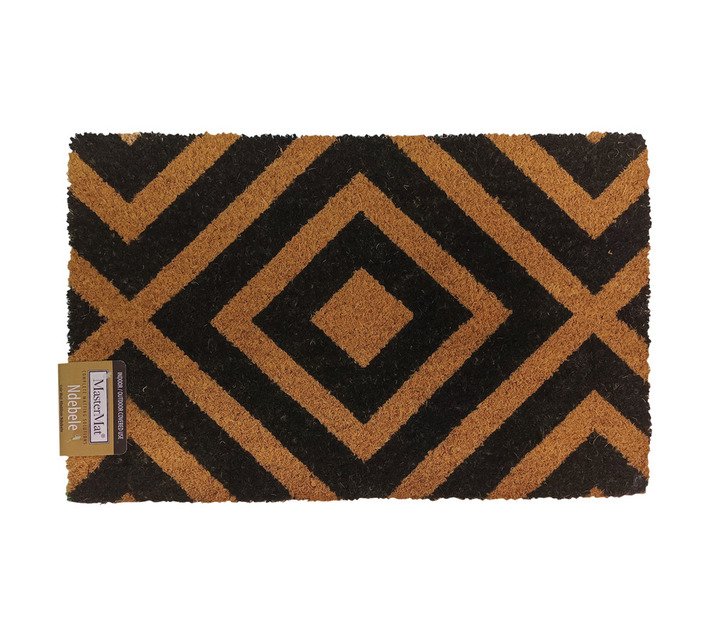 MASTERMAT COIR DOORMAT, NDEBELE — SA Home Builder Store