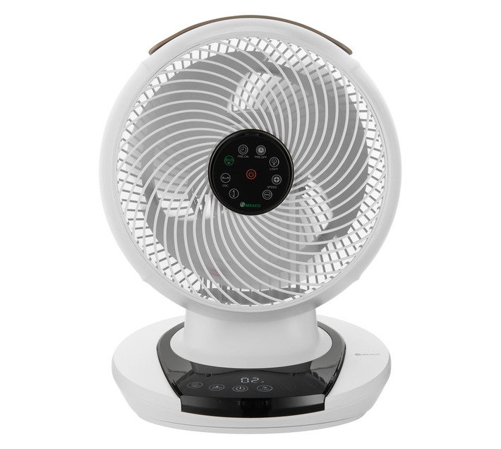 MeacoFan 1056 Air Circulator (White) – Award-Winning Ultra-Quiet Desk Fan Whole Room Cooling With Remote and Eco Mode