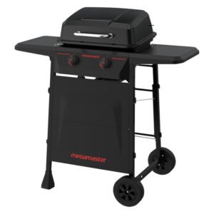 Megamaster Inferno Series 2 Burner Patio Braai Black Gas — SA Home Builder Store