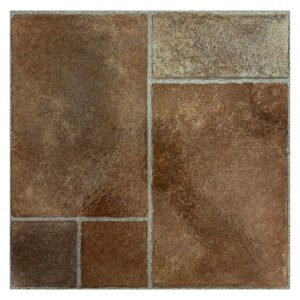 Multi-Flor Design Tile 3804 Self-Stick Vinyl Tiles - Brown (300 x 300mm) — SA Home Builder Store