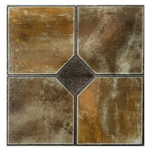 Multi-Flor Design Tile 7910 Self-Stick Vinyl Tiles - Light Brown (300 x 300mm) — SA Home Builder Store