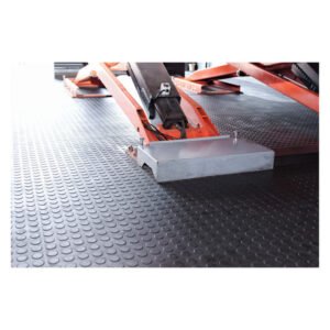 Multi-Flor Interlocking PVC Floor Tiles Black – 500 x 500 x 5 mm 1 m² Box Slip-Resistant Recycled Flooring for Home and