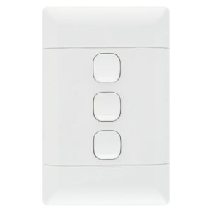 Neu 3 Lever Switch White — SA Home Builder Store