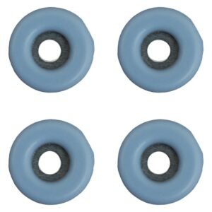 Perma 4 x Round Teflon Easy Slide Screw-On Protectors Blue 22 x 22 x 6 mm — SA Home Builder Store
