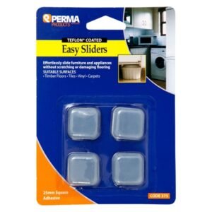 Perma 4 x Teflon Easy Slider Adhesives Blue 25 x 25 mm — SA Home Builder Store
