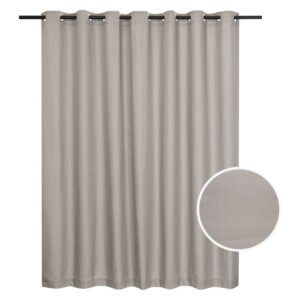 Plain Weave Eyelet Curtain Cappuccino 2300 x 2230 mm — SA Home Builder Store
