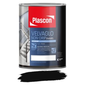Plascon Velvaglo Paint Black 5 L — SA Home Builder Store