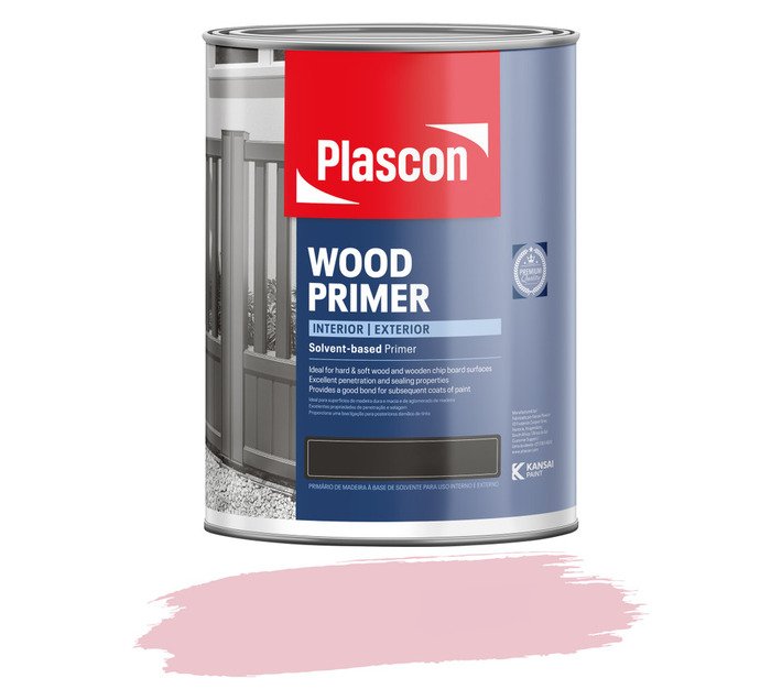 Plascon Wood Primer Pink 5 L — SA Home Builder Store