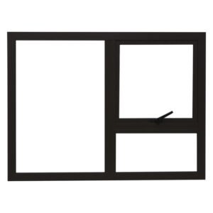 Prestige Top Hung 1v Aluminium Window - Bronze (1200 x 900mm) — SA Home Builder Store