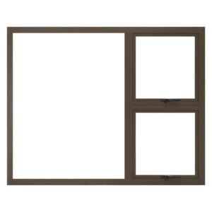 Prestige Top Hung 2v Aluminium Window - Bronze (1500 x 1200mm) — SA Home Builder Store