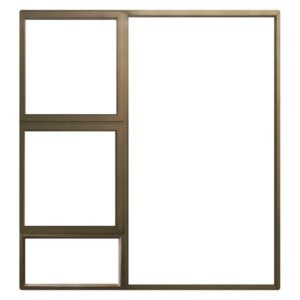 Prestige Top Hung 2v Aluminium Window - Bronze (1500 x 1500mm) — SA Home Builder Store