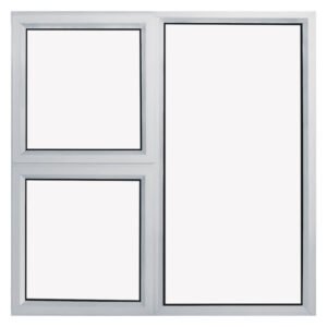 Prestige Top Hung Aluminium Window 2 Vents Natural 1190 x 1190 mm — SA Home Builder Store