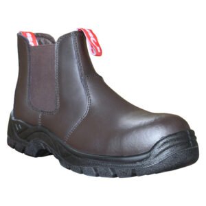 Ross CHBR-BOOT12 Chelsea Safety Boots Brown Size 12 — SA Home Builder Store
