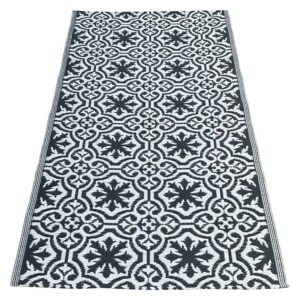 Rug It Up Floral Outdoor Rug Dark Grey and White — SA Home Builder Store
