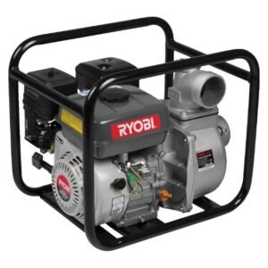 Ryobi Petrol Water Pump , 4-Stroke Engine 800 mm, 600 L/min Capacity, Self-Priming, 3.6 L Fuel Tank, RWP-80 — SA Home