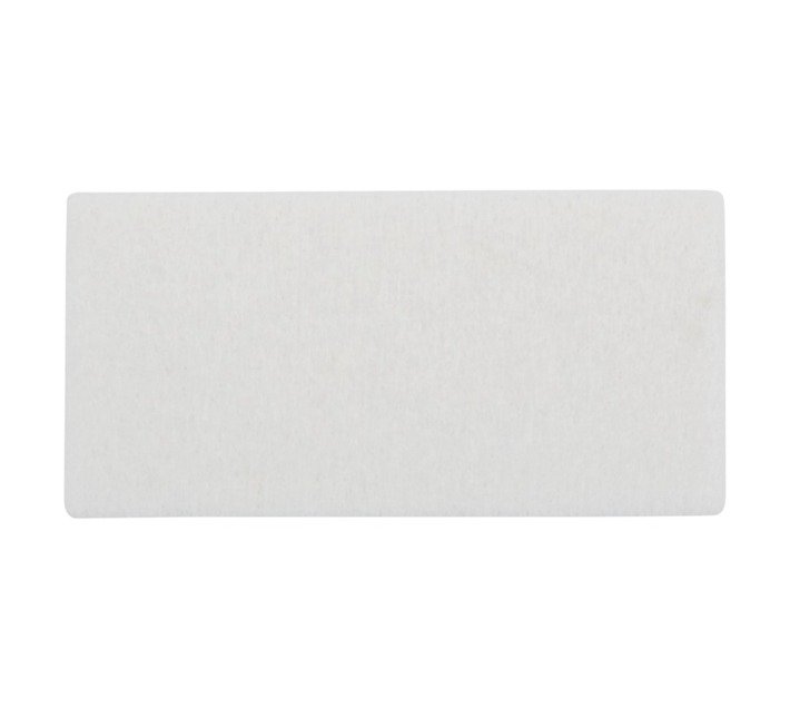 Safe Top Adhesive Felt Pad Rectangular White 50 x 100 x 1 Pad — SA Home Builder Store