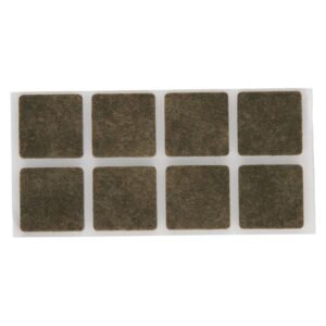 Safe Top Adhesive Felt Pads Square White 20 x 20 mm x 10 Pads — SA Home Builder Store