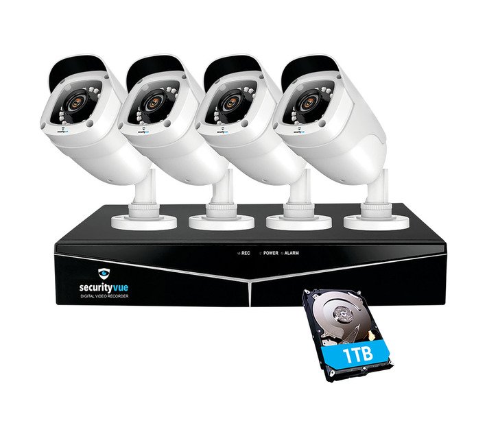 Securityvue Smart Home Professional HD CCTV Security System Black/White 360 x 190 x 295 mm — SA Home Builder Store