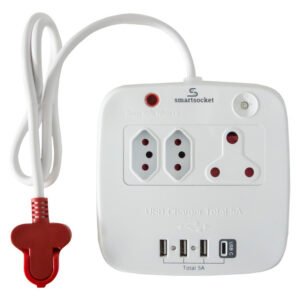 Smartsocket Compact 5 A USB Power Hub White — SA Home Builder Store
