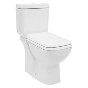 Solo Sanitary Ware Bermuda Close Couple Suite White — SA Home Builder Store