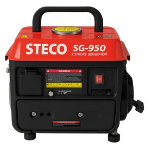Steco Brushless 2-Stroke Petrol Generator 950 W Red and Black — SA Home Builder Store