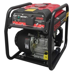 STECO Inverter Generator 3200 W Red and Black — SA Home Builder Store