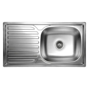 Stelon Sit On Sink DEB Silver 750 x 400 mm — SA Home Builder Store