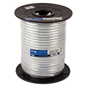 Surfix 2 Core Wire with Earth Cable White 4 mm — SA Home Builder Store