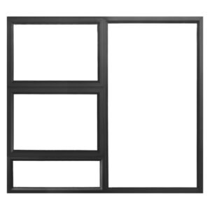 Swartland Aluminium Top Hung Window Charcoal 1800 x 1500 mm — SA Home Builder Store