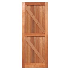 Swartland Hardwood Braced Stable Door - Oak Brown (813 x 2032mm) — SA Home Builder Store