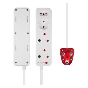 Switched High Surge 4 Way Multi-plug 5000 mm — SA Home Builder Store