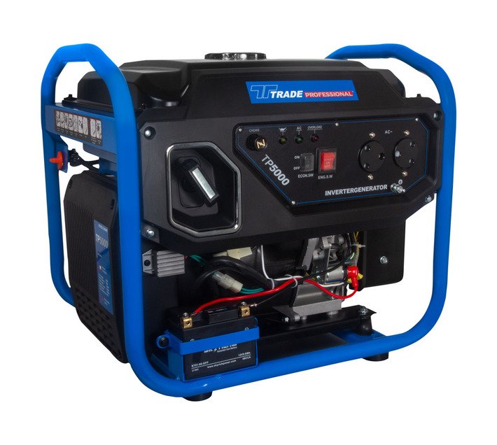 Trade Professional Petrol Inverter Generator 4.5 kW Blue/Black — SA Home Builder Store