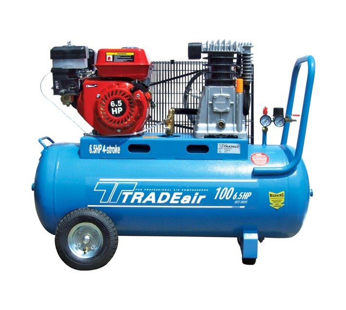 Tradeair 100L Petrol Compressor 4800 W — SA Home Builder Store