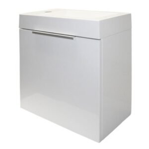 Vanity Cabinet Wall Mount Square White 450 mm — SA Home Builder Store
