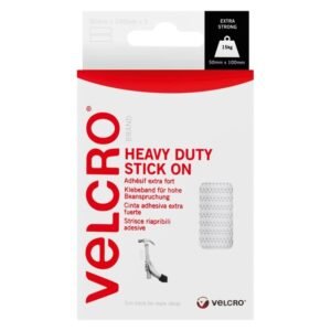 VELCRO® Heavy Duty Stick On Strips White 50 mm x 100 mm — SA Home Builder Store
