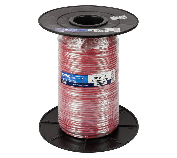 Waco 28A House Wire Red 6 mm — SA Home Builder Store