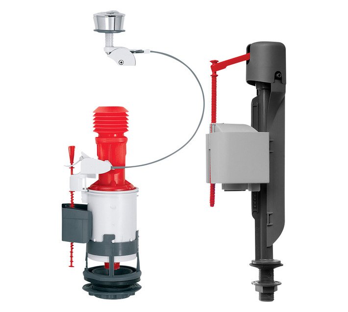 Wirquin Dual Flush Mechanism Universal Bi Valve — SA Home Builder Store