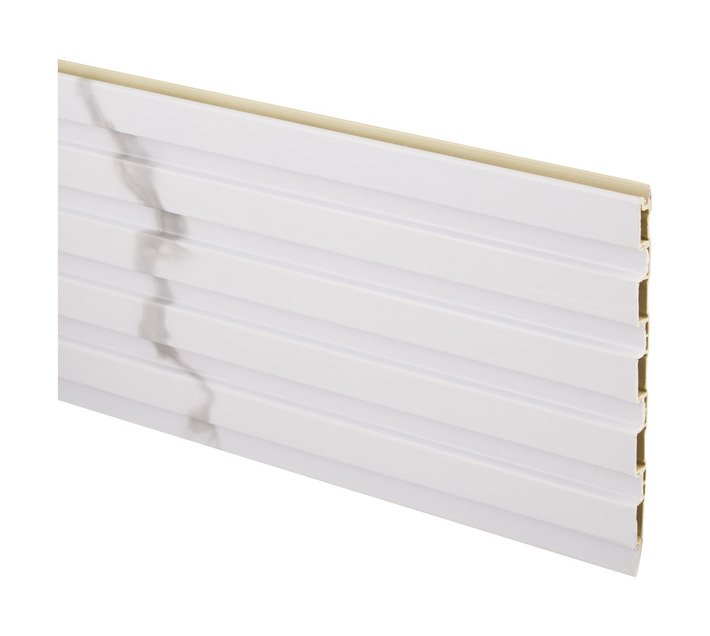 WPC Wall Cladding White Marble 2400 x 150 x 10 mm — SA Home Builder Store