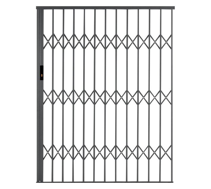 Xpanda Aluglide Security Gate Charcoal 1500 x 2150 mm — SA Home Builder Store