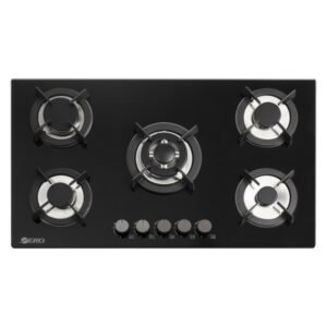 Zero Glass Top 5 Burner Gas Hob Black 5BURNHOB — SA Home Builder Store